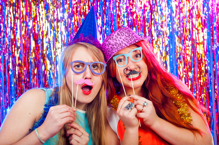 Witzige Fotoideen für die Silvesterparty