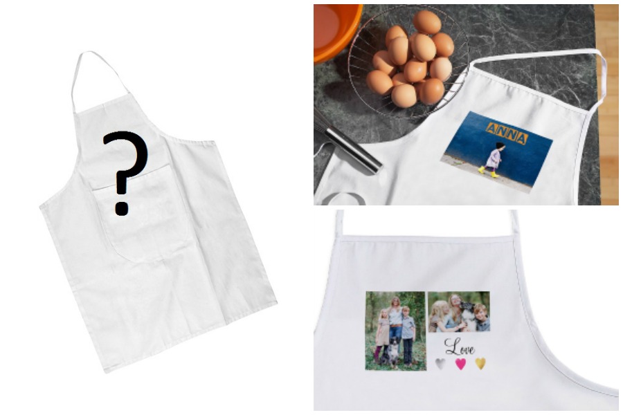 Collage aus Schuerzen