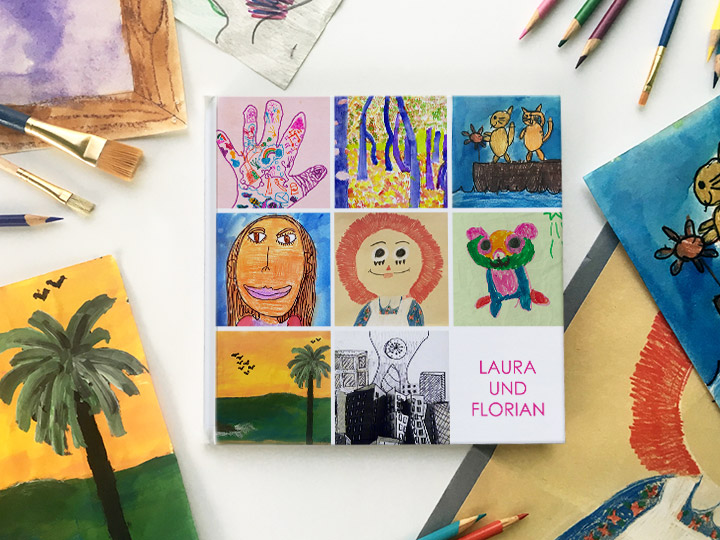 Verewige Kinderkunst in einem Fotobuch