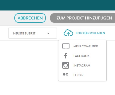 Anleitung Instagram Bilder bei Snapfish hochladen