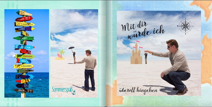 Individuelles Urlaubsfotoalbum von Snapfish