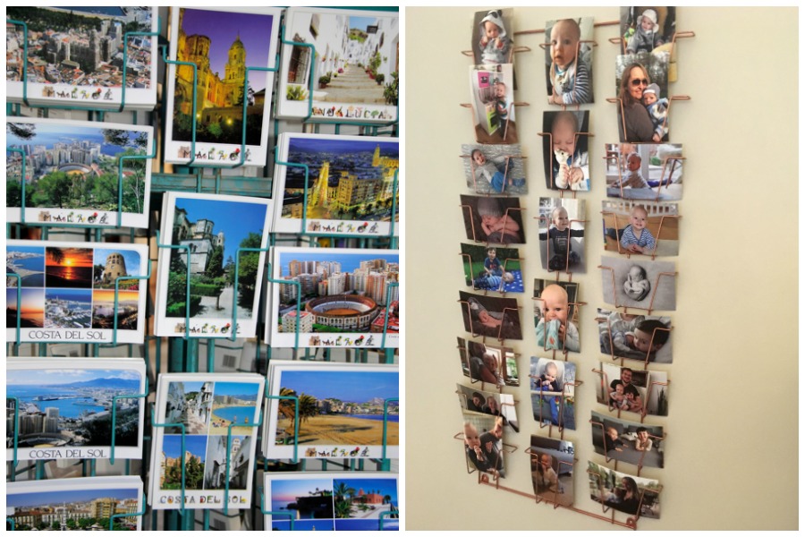 Postkartenhalter als Geschenk 